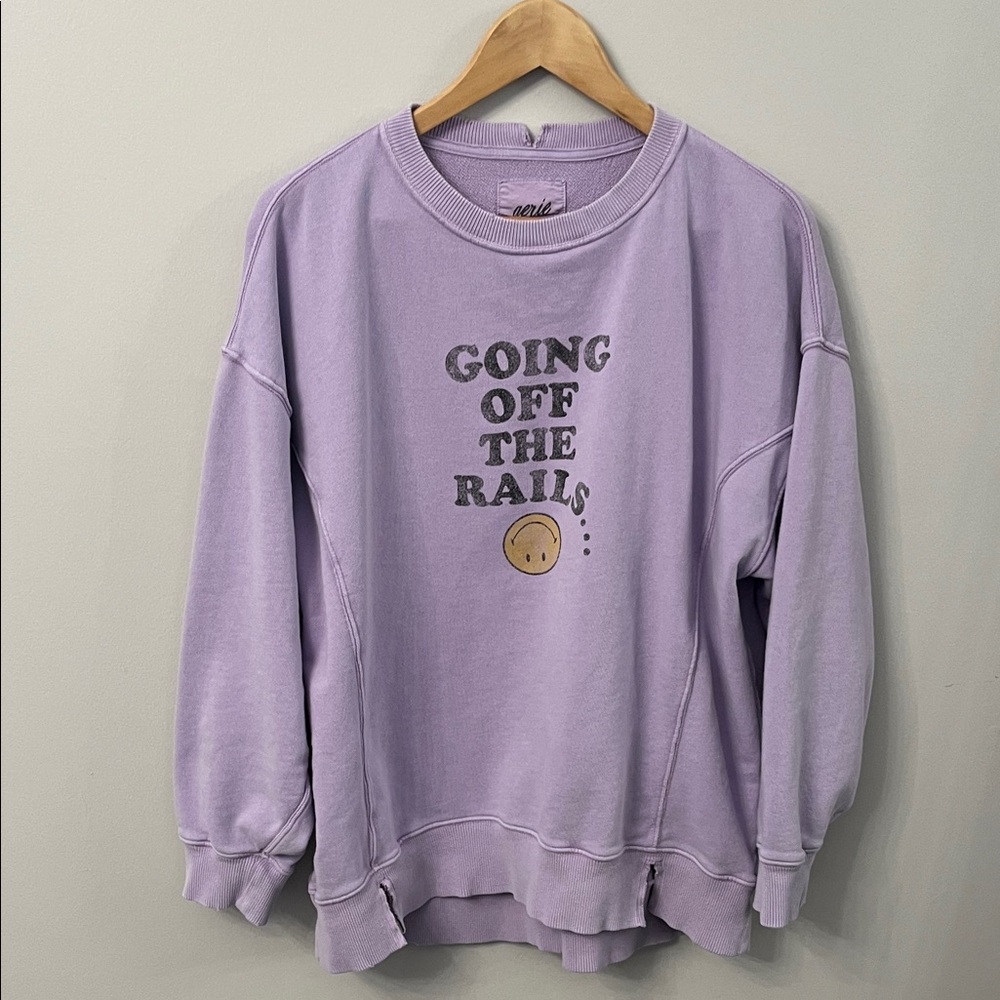 Aerie Light Purple Knit Top